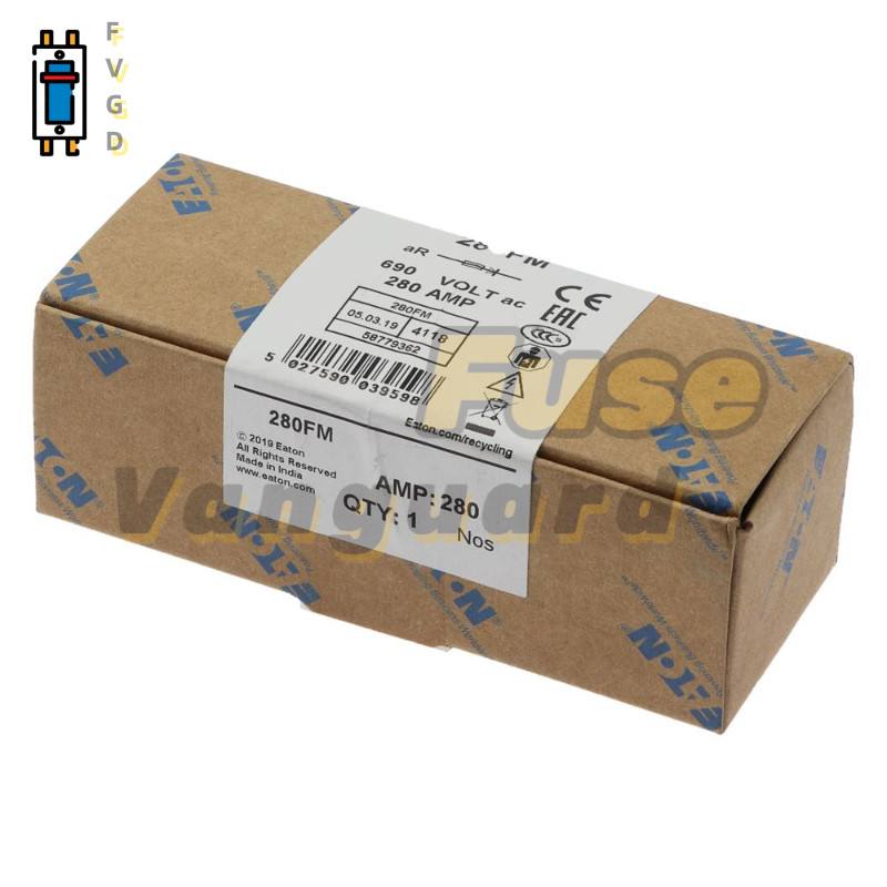 1PC Bussmann 280FM 280A 690V High Speed British Standard Fuse