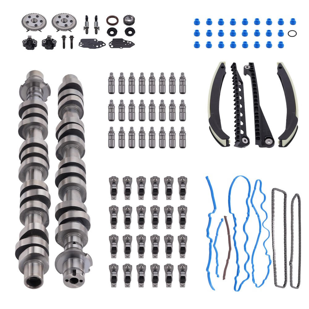 Camshafts Lifters Rocker Arms Timing Chain Kit For F150 Lincoln Mark 5.4L 05-08