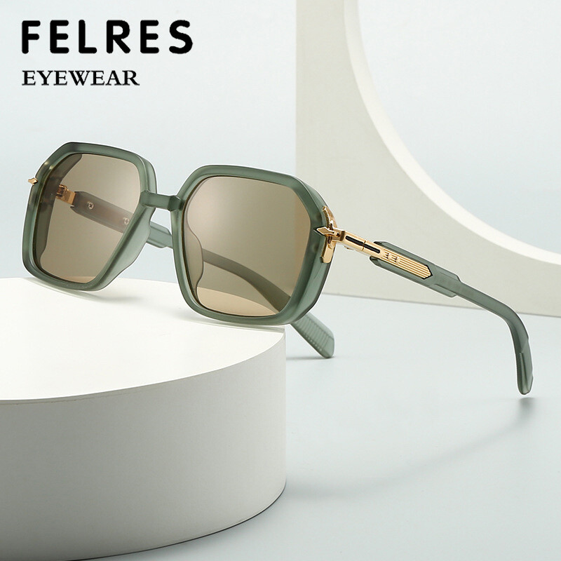 Retro Polygon Sunglasses for Men UV400 Outdoor Travel Driving Party Shades