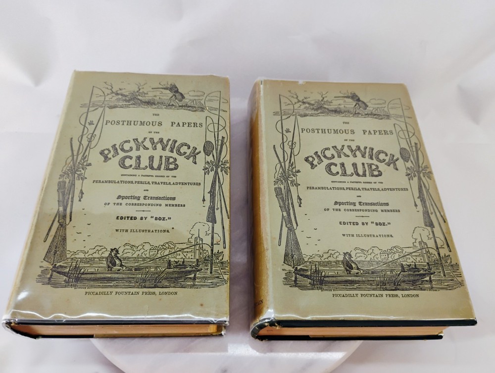 1932 posthumous Papers Of The Pickwick Club Charles Dickens Vol 1&2 READ