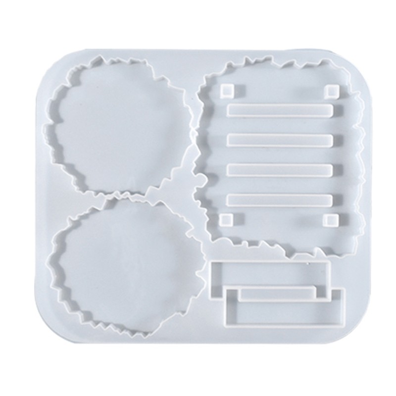 Silicone Flower Coaster Mold Epoxy Resin Casting Molds for Home Decoration