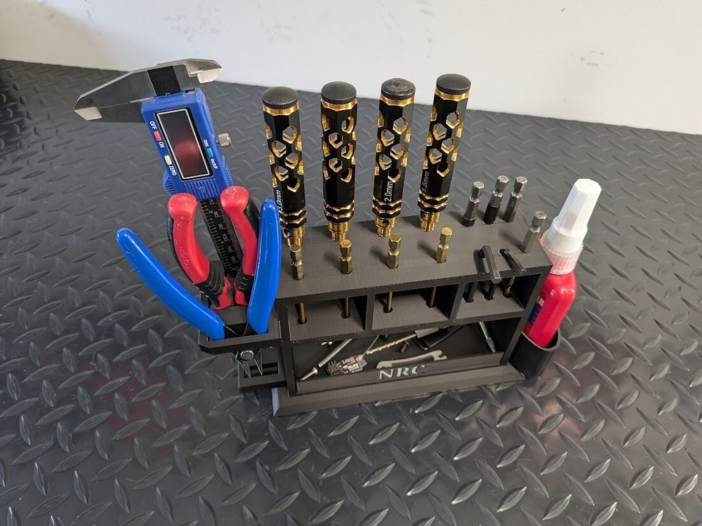 RC Car Tool Holder - Hex drivers - Drill Bits - Loctite - etc.