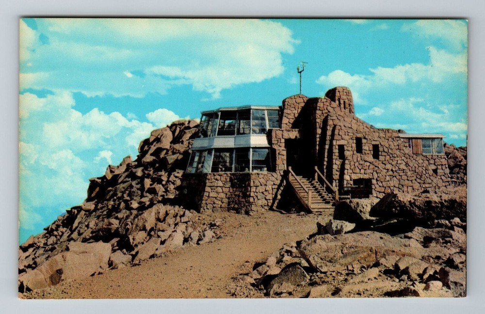 Denver CO-Colorado, Summit Of Mt Evans, Mountain Parks, Vintage Postcard
