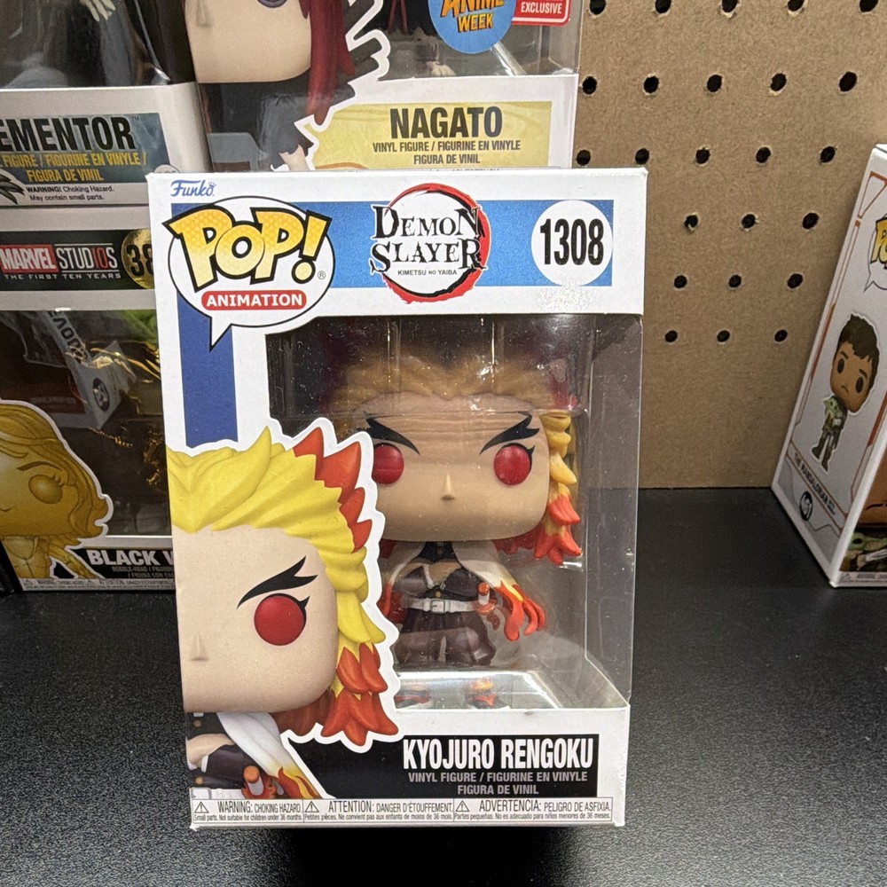 Funko Pop! Animation Demon Slayer Kyojuro Rengoku #1308 Vinyl Figure Boxed
