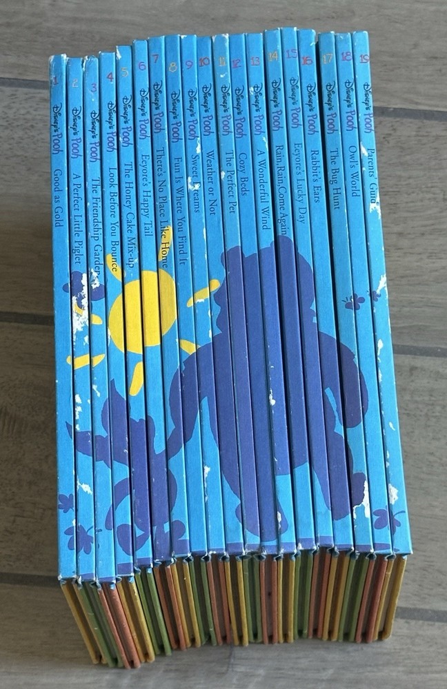 Disney Out & About With Pooh Grow And Learn Library Vols. 1-19 Complete Set 1996
