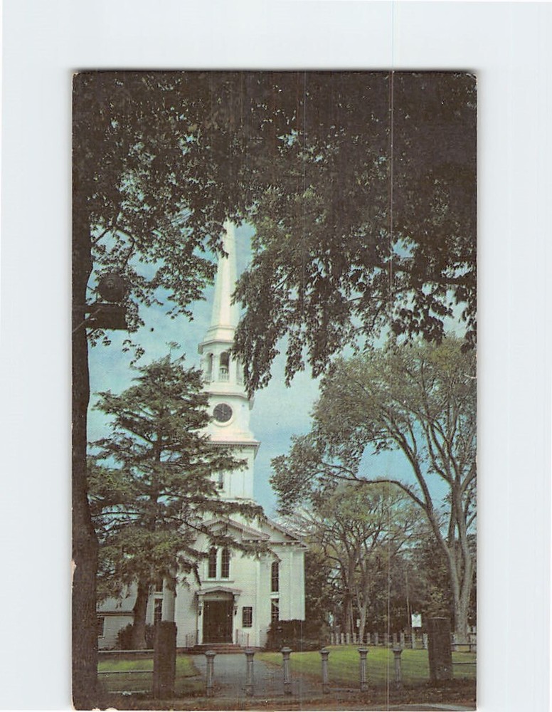 Postcard The First Congregational Church Cape Cod Massachusetts