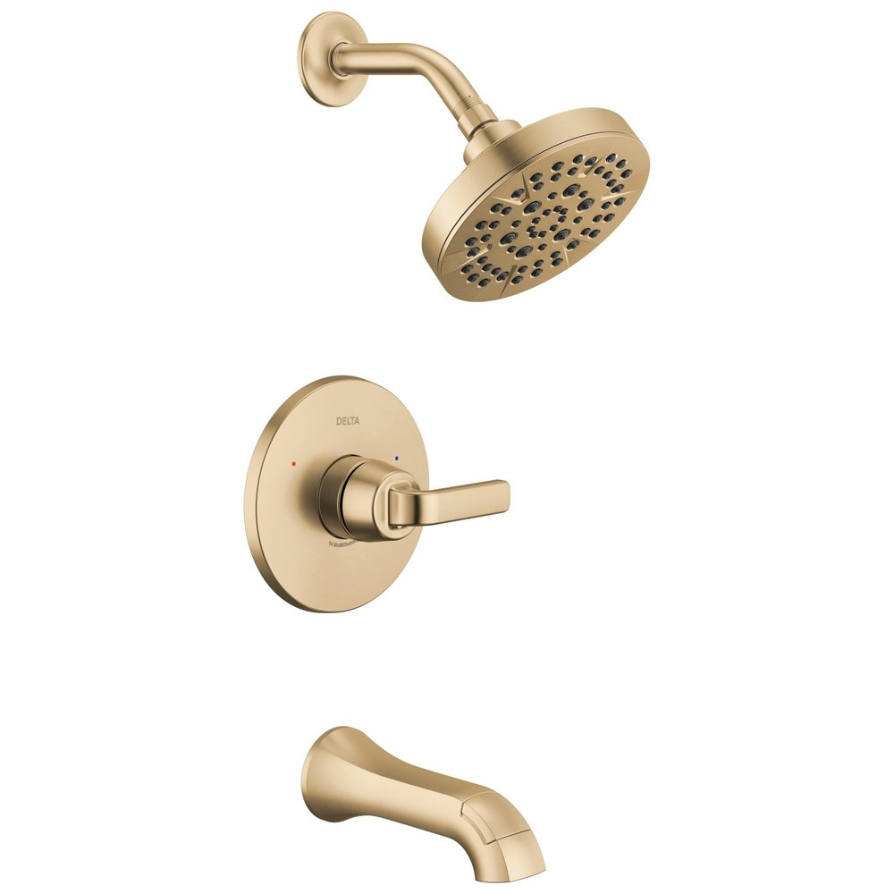 Delta Lineax 14 Series 5-Setting Tub & Shower Trim Kit, Gold T14462-CZ