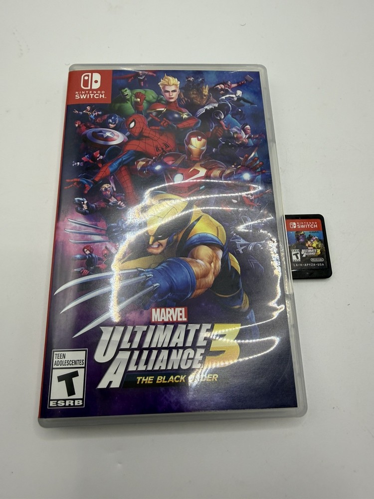 CIB Marvel Ultimate Alliance 3 The Black Order - Nintendo Switch