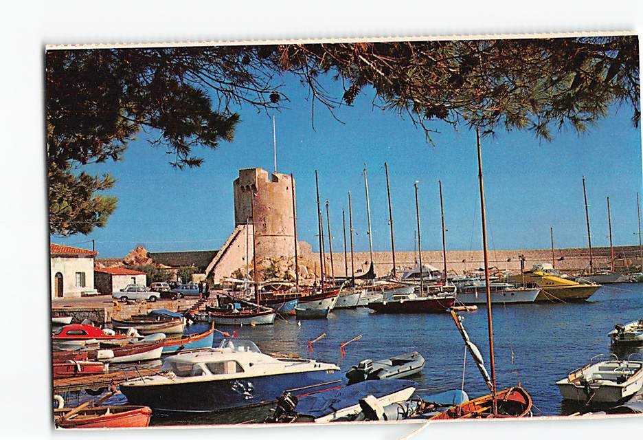 Postcard Torre degli Appiani Marciana Marina on Elba Island Italy