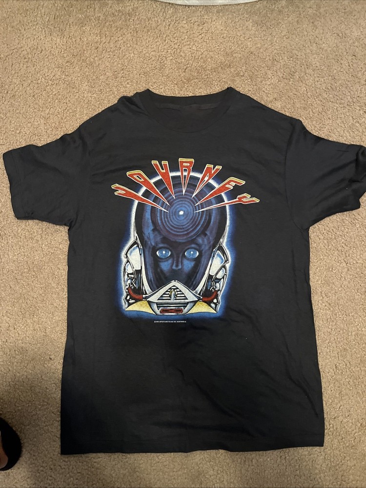 VTG 1983 Journey Frontiers World Tour Band Concert T-Shirt MA203 FREE SHIPPING