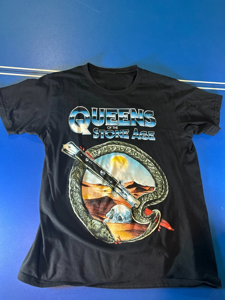 Queens of the Stone Age In Times New Roman T Shirt Full Size S-5XL