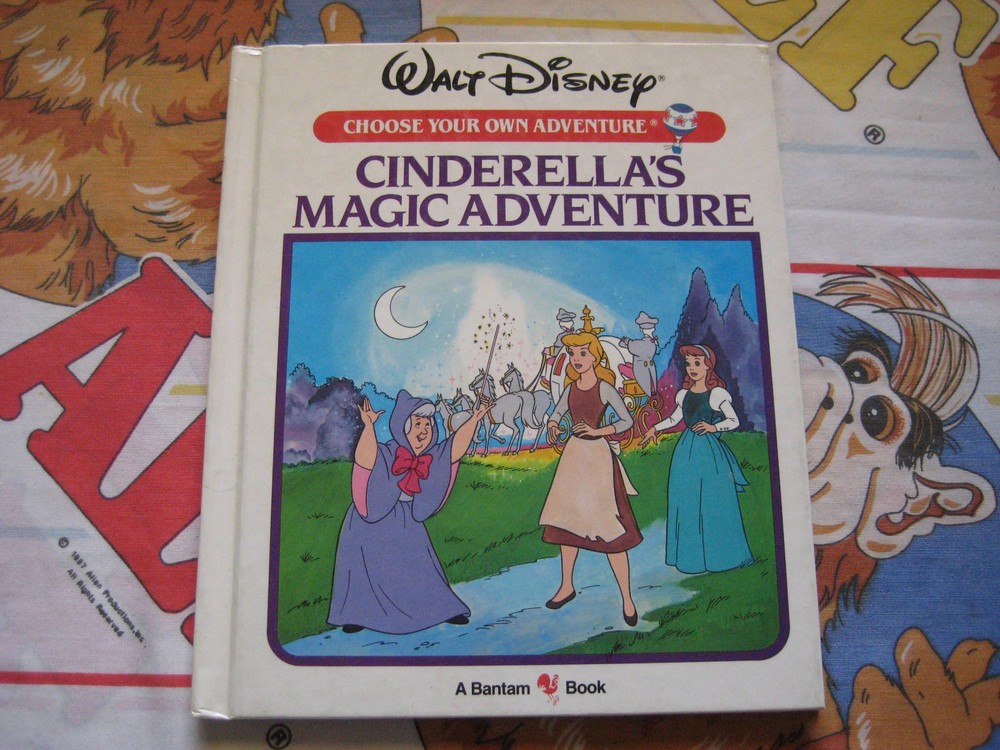 Choose Your Own Adventure - Cinderella's Magic Adventure - Walt Disney book