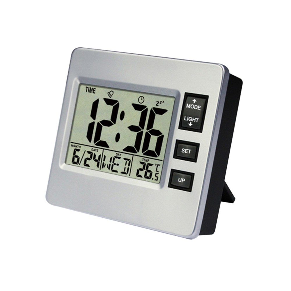 Luminous Digital Alarm Clock with Temperature Display for Bedroom or Desk