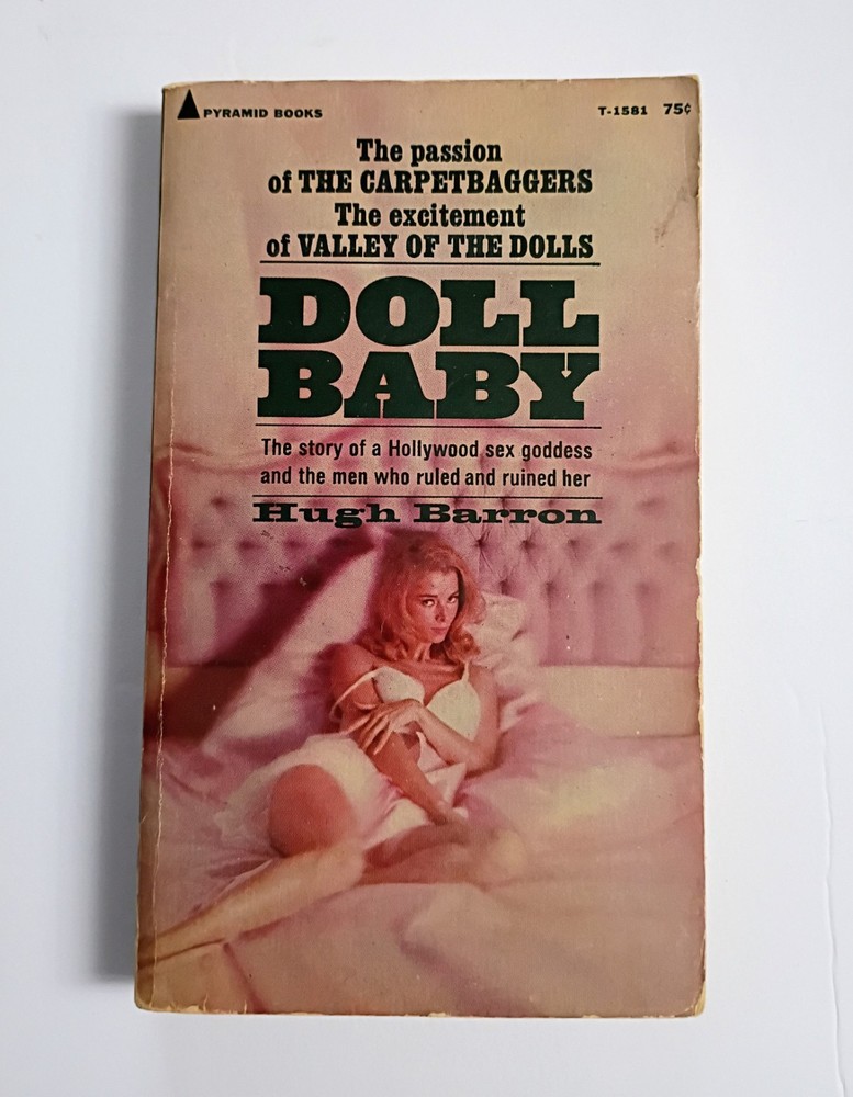 Doll Baby Hugh Barron 1960's 1st Edition Paperback Pulp Fiction Sleaze Rare Book