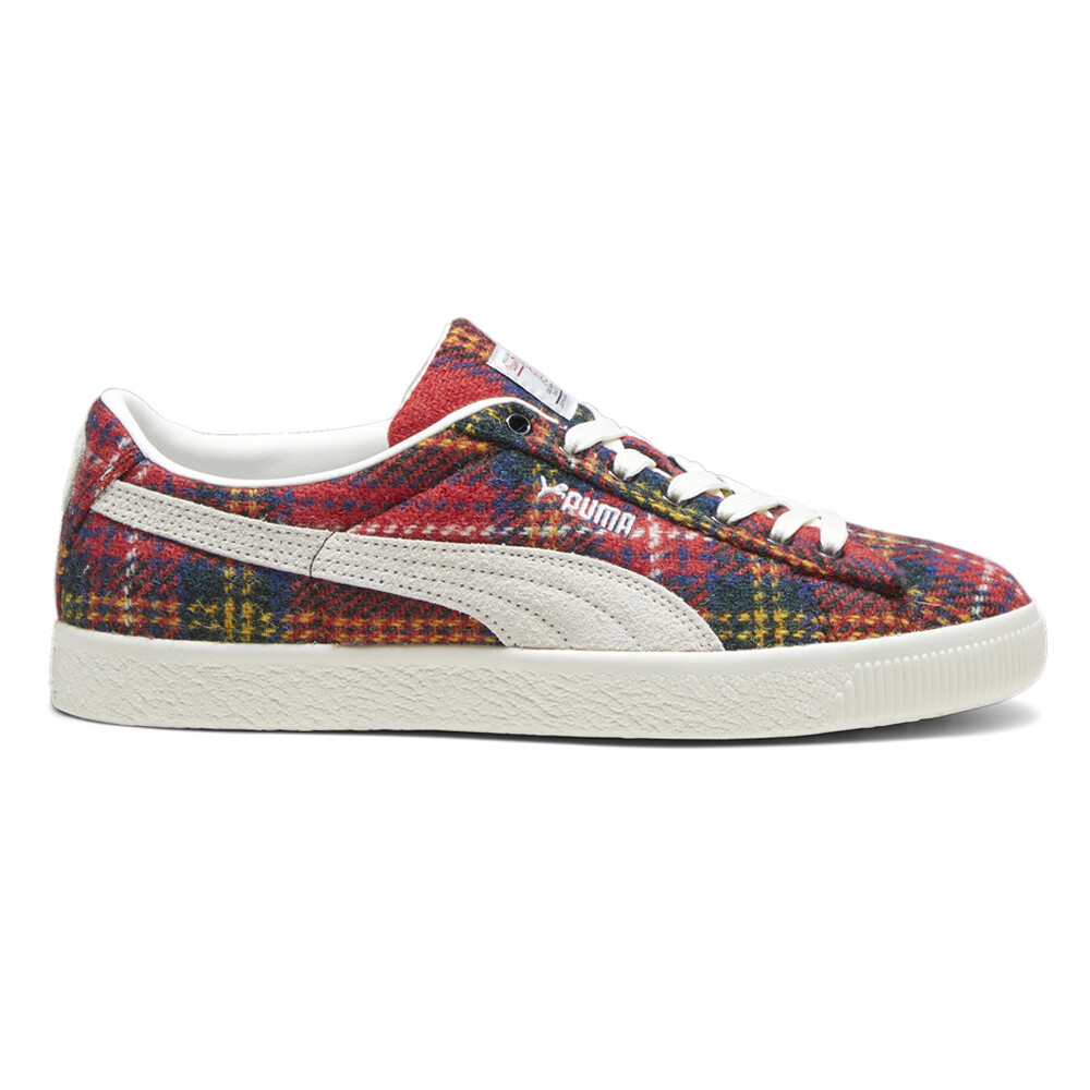 Puma Suede Vtg Harris Tweed Lace Up  Mens Multi, Red Sneakers Casual Shoes 39321