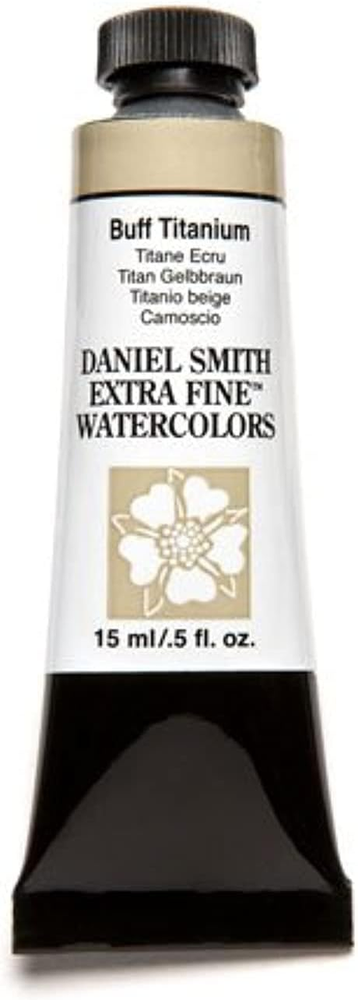 Daniel Smith 284600009 Extra Fine Watercolor 15Ml Paint Tube, Buff Titanium, 0.5