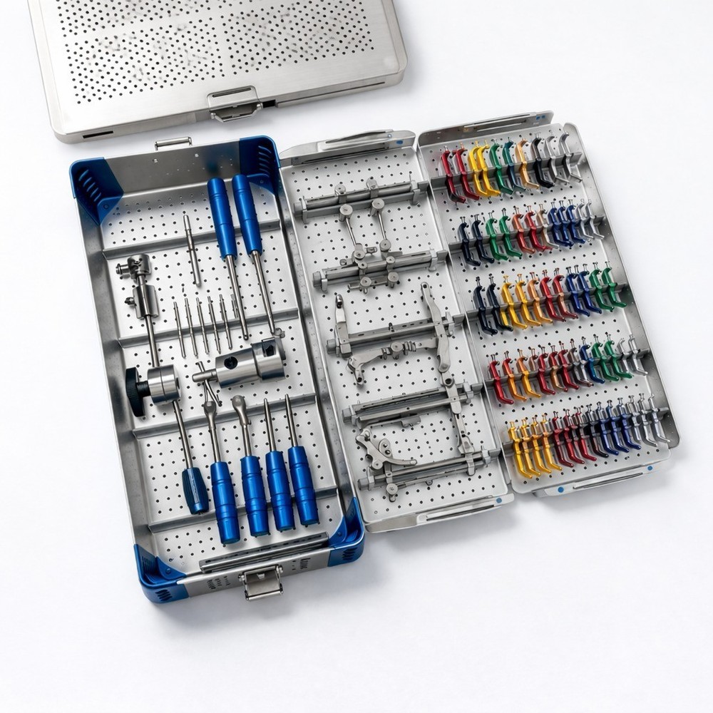 Orthopedic TEDAN Phantom CS-1600 Cervical Retractor Set Complete Spine Surgery