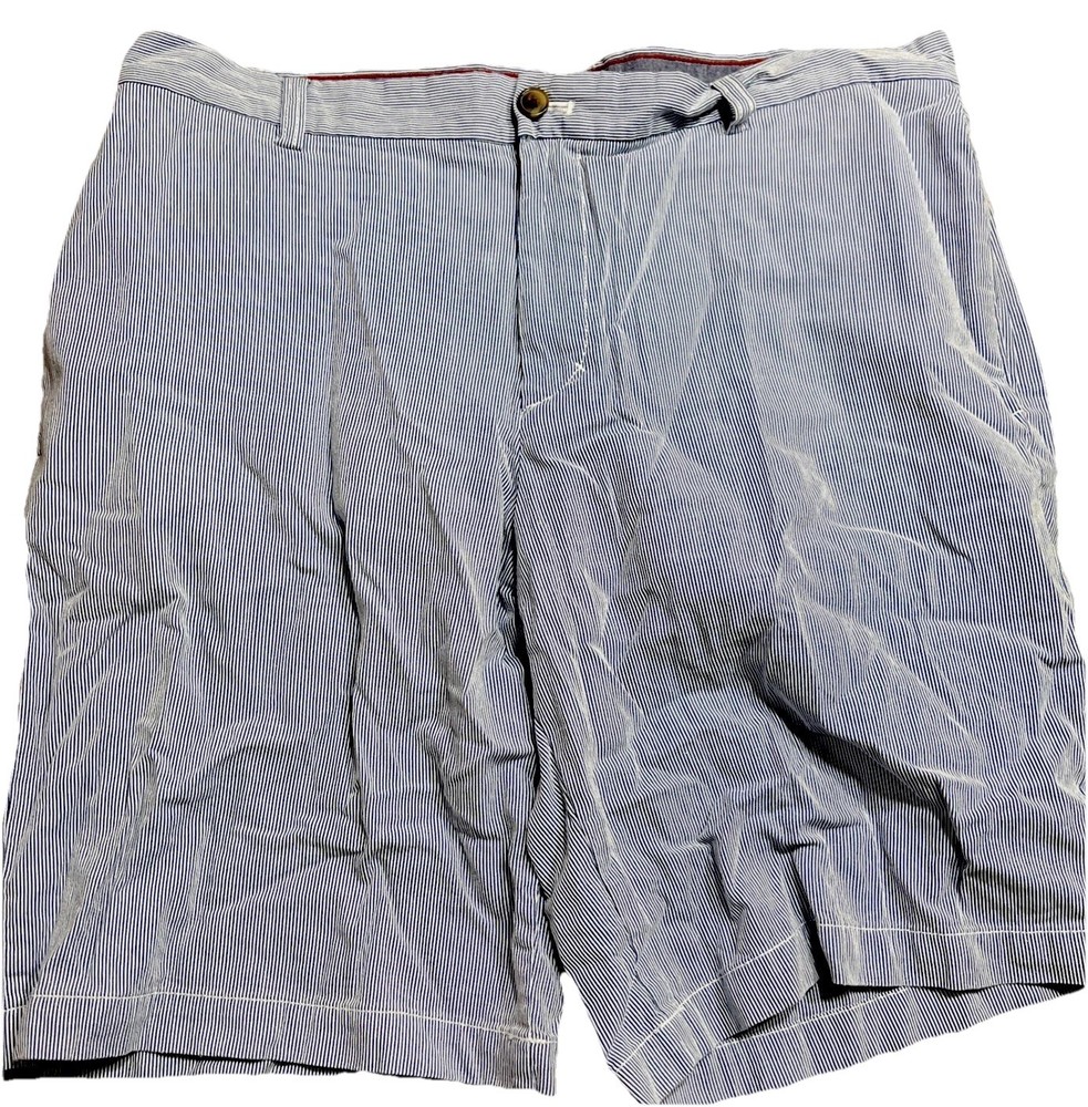IZOD Chino Shorts Mens 36 Gray Flat Front Casual Golf Classic Fit