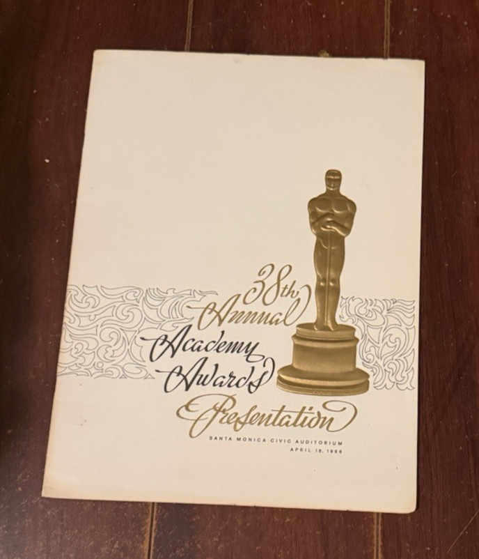 Oscars Academy Awards Program 1966 Sound Of Music Doctor Zhivago