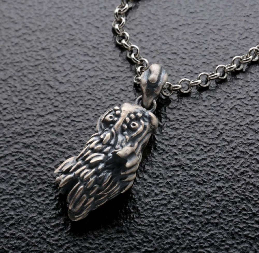 Premium Bandai Godzilla Hedorah Silver Necklace NEW