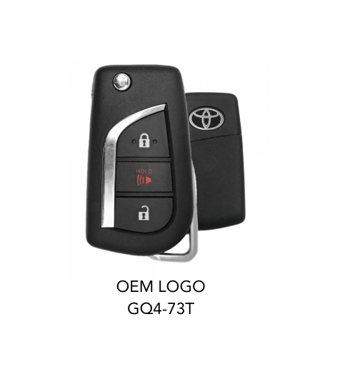 OEM 2019 - 2024 TOYOTA RAV4 REMOTE FLIP KEY FOB GQ4-73T 89070-0R300 H-CHIP