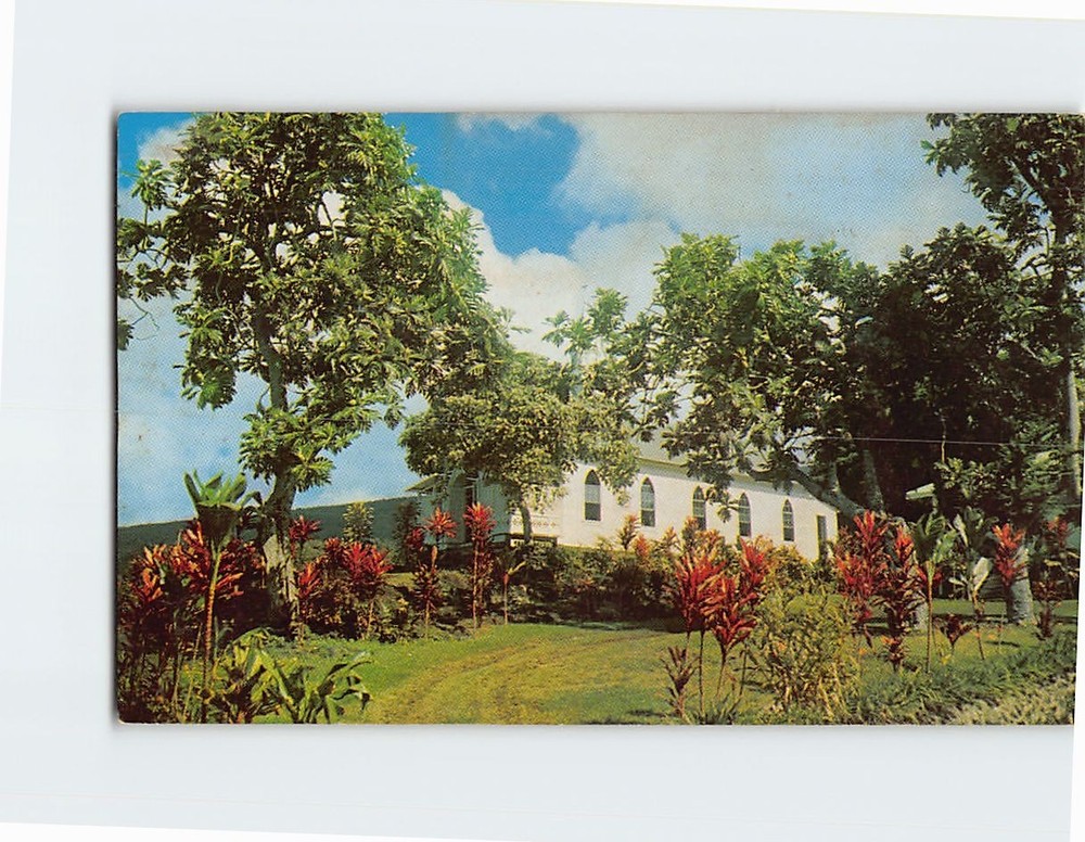 Postcard St. Benedict's Catholic Church Honaunau Kona Hawaii USA