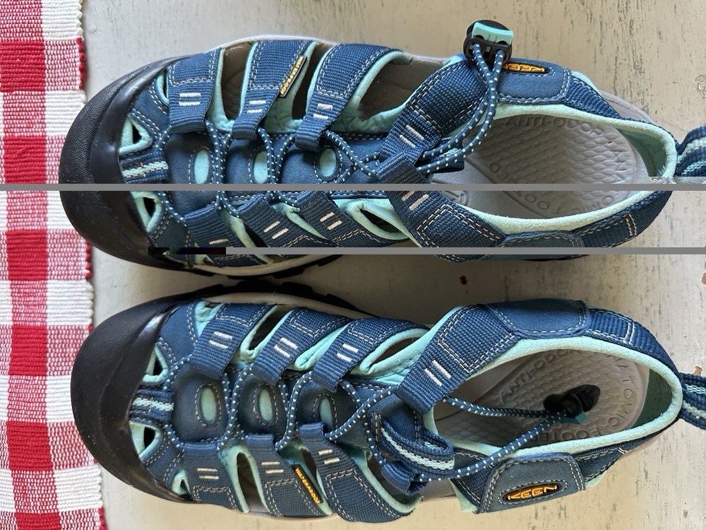 KEEN Newport H2 Women’s Sandals Blue Teal Hiking Water Shoes Size 10