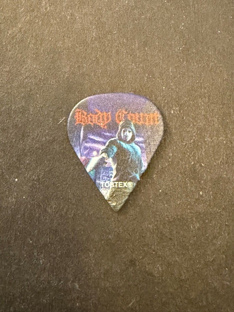 guitar pick collection - BODY COUNT. JUAN GARCIA. MERCILESS 2024. ALBUM. BLACK.