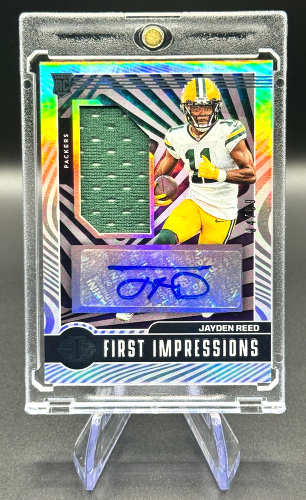 🟨🟩2023 Panini Illusions-First Impressions-Rookie Patch Auto-Jayden Reed/99🟩🟨