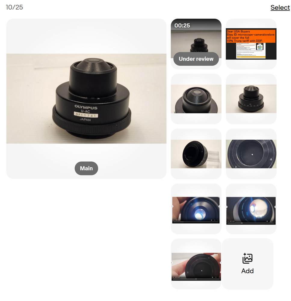 *Mint* Olympus U-AC 1.25 Microscope Light Abbe Condenser Lens for BH2/BX 34954-image