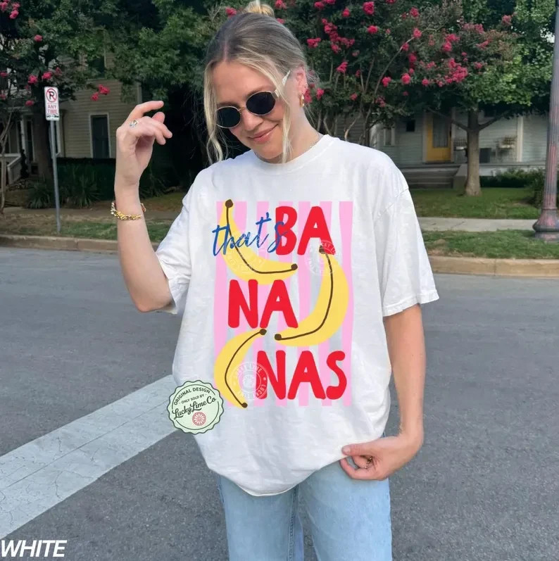 That’s Bananas Shirt, Summer Fruit Tshirt, Food Pun Shirt, Retro Graphic Tee, Ba