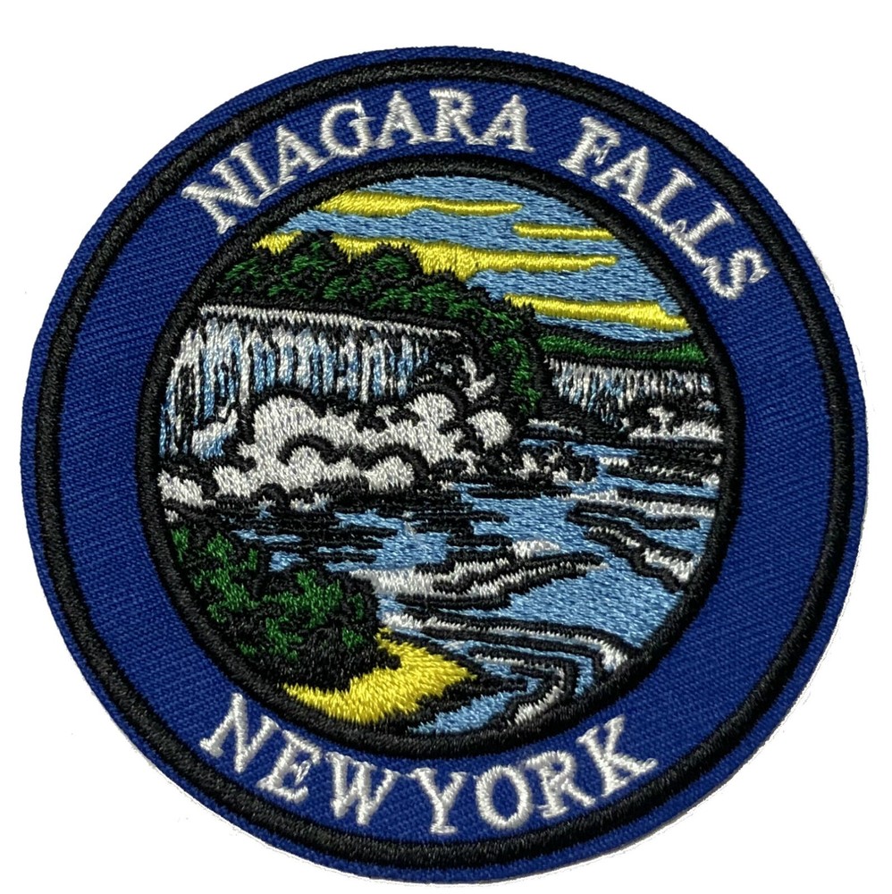 Niagara Falls, New York Patch Embroidered Iron-on Applique Park Travel Souvenir