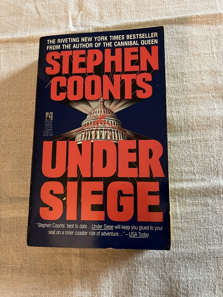 Under Siege By Stephen Coonts 1991 1st Printing Pocket Paperback