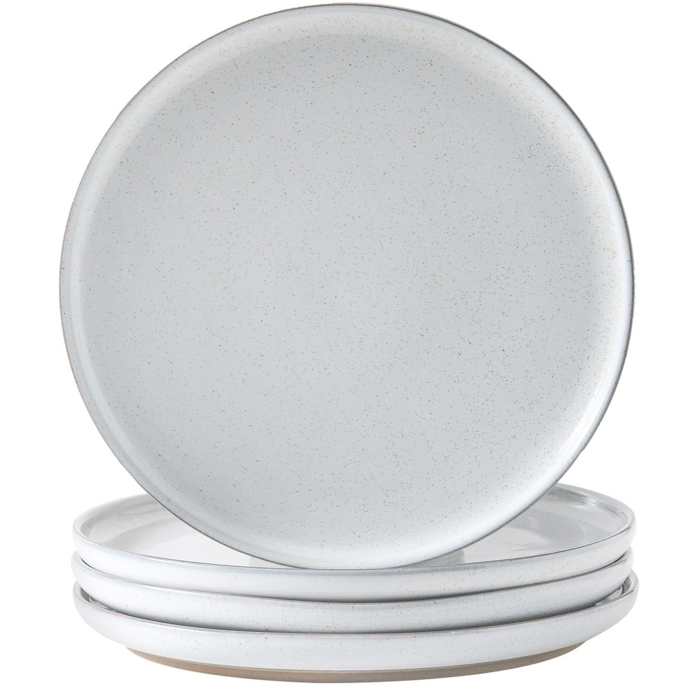 Ceramic Dinner Plates Set of 4,Stoneware 10 Inch,Microwave,Dishwasher and Ove...