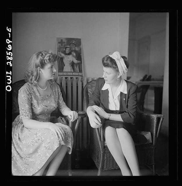 Photo:Washington DC 1943 Women Blood Donors After Donation Red Cross