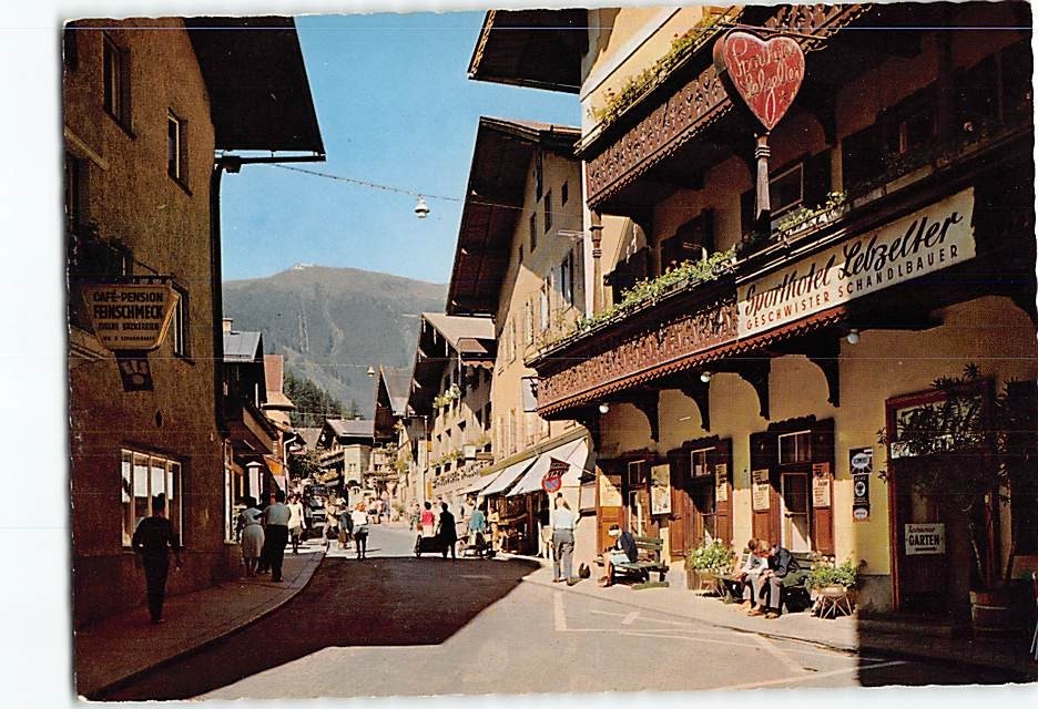 Postcard Scene on Zell Am See Austria