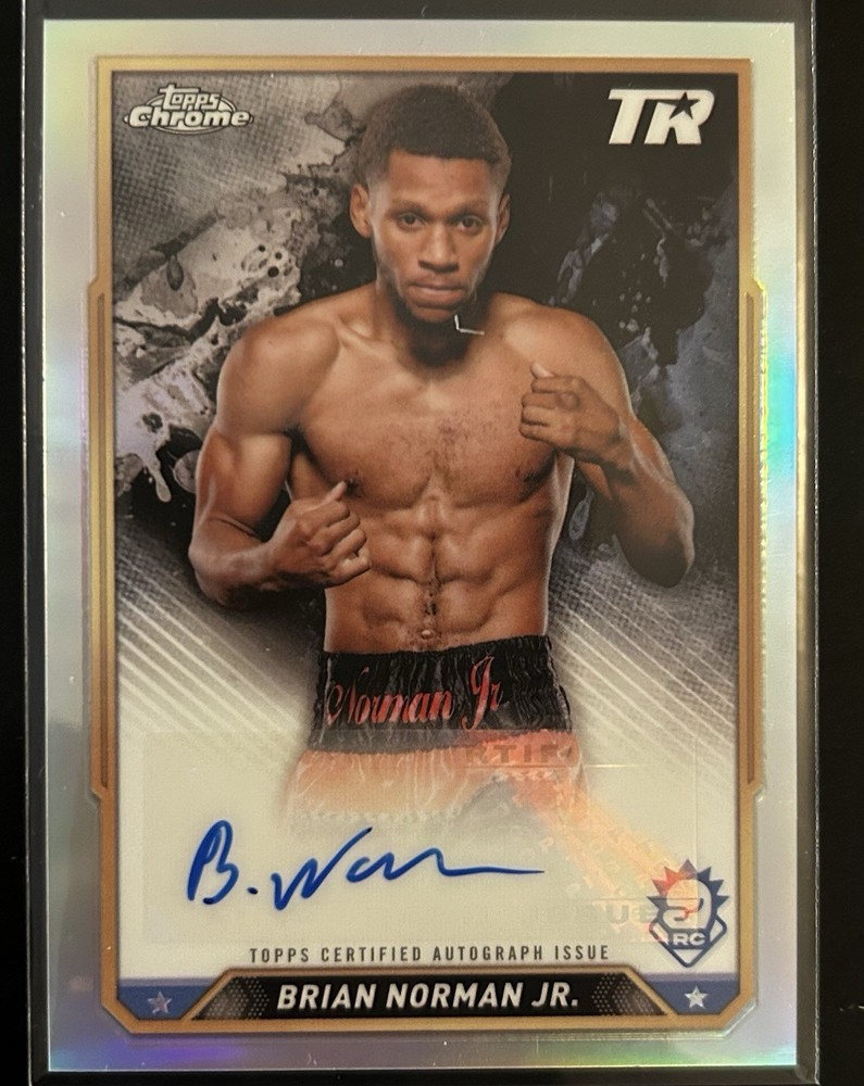 2024 Topps Chrome Boxing Brian Norman Jr. Autograph Auto #CBA-BNJ