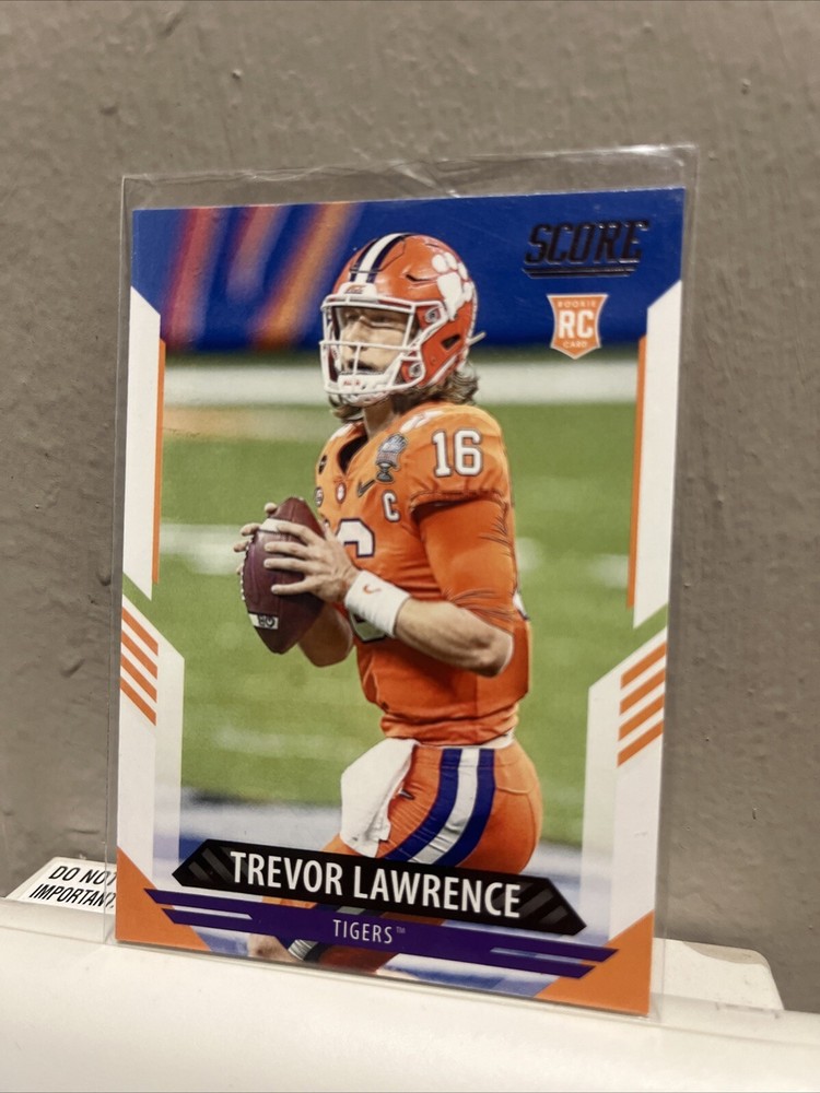 Trevor Lawrence 2021 Panini Score Football Rookie RC #301 Clemson LD20