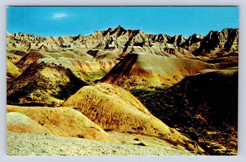 Vintage Postcard Big Badlands National Park South Dakota