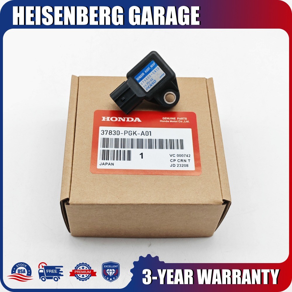 Genuine MAP Manifold Absolute Pressure Sensor37830-PGK-A01For Honda Accord Civic