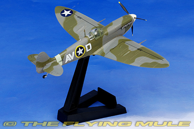 1/72 Scale Model Spitfire MKVB USAF 4FG Propeller Airplane 1942