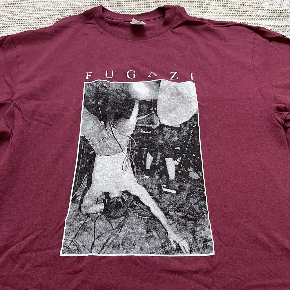 Fugazi band 90s Maroon Graphic T shirt Men Women vtg S-5XL NH17587