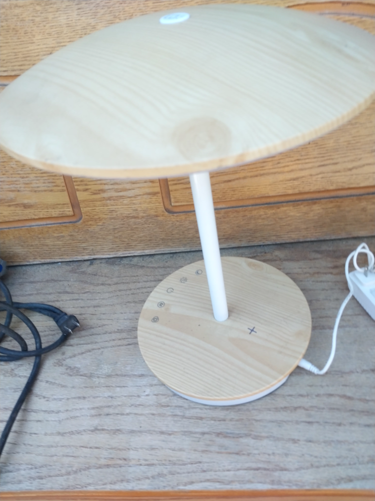 Ultrabrite Led Desk Lamp with Mood and Night Light Qi Wireless Charging