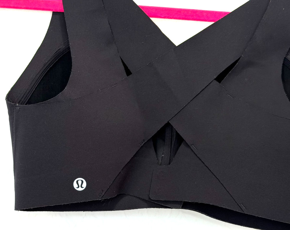 Lululemon 36DD Black Enlite Racer Back High Support Performance Sports Bra