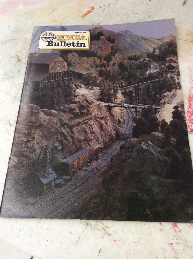 VINTAGE TRAIN MAGAZINE March 1987 NMRA