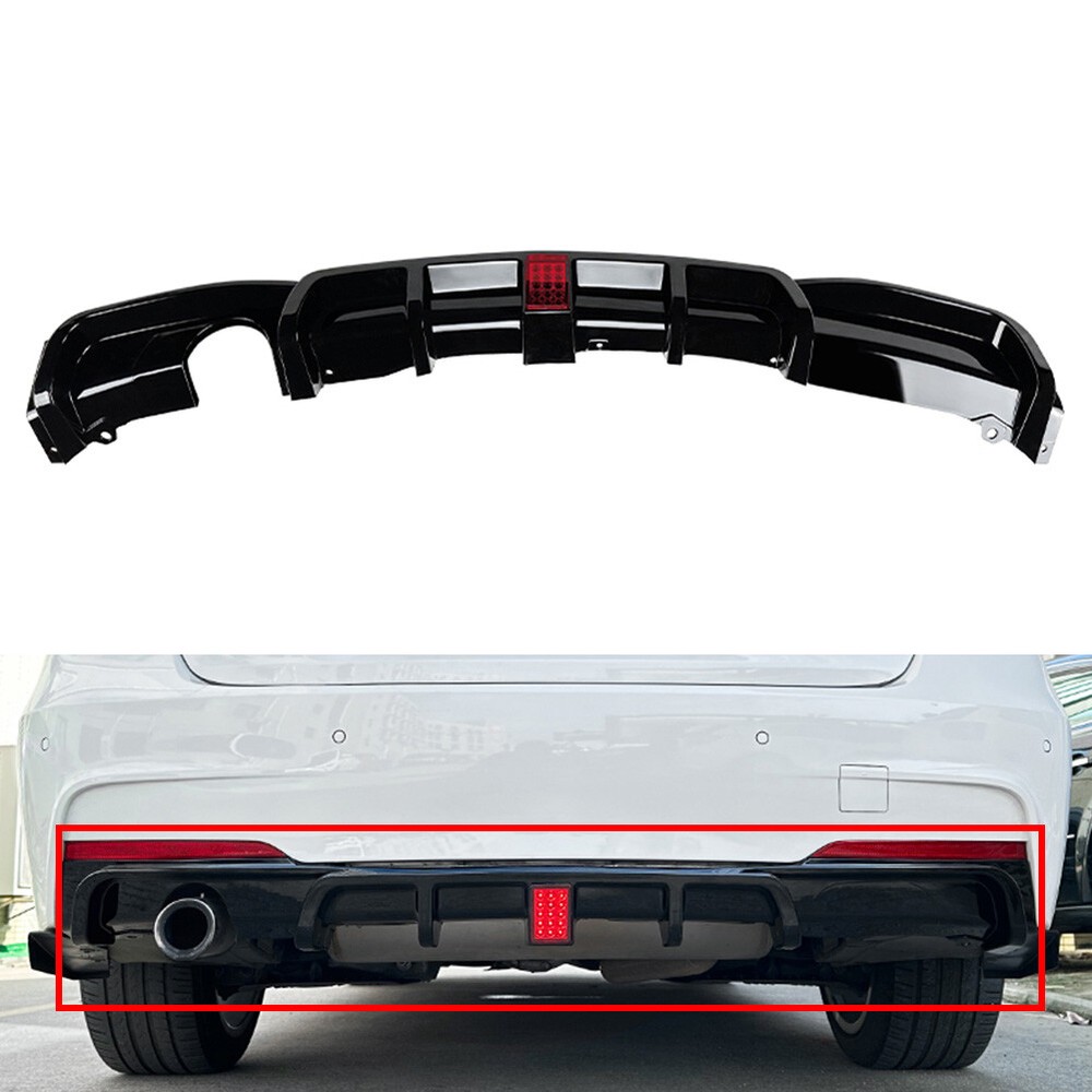 US Rear Bumper Protector Spoiler Lip For BMW 3 Series F35 F30 F31 M Sport 12-19