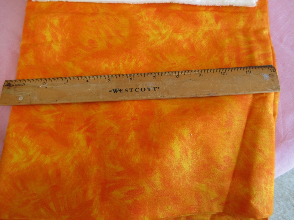 Orange Quilting Fabric 44'' x 5 yards