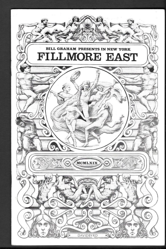 CANNED HEAT The Pentangle  Original  Concert Program 1969 Fillmore East NY