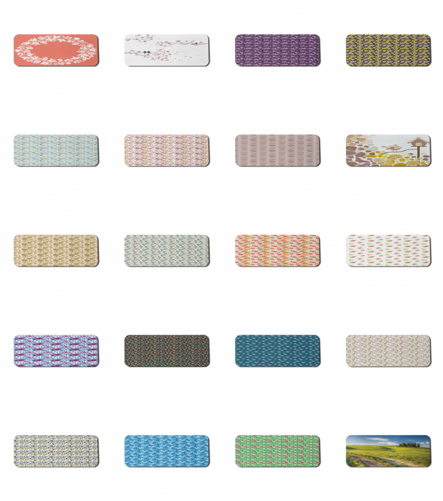 Ambesonne Spring Rectangle Non-Slip Mousepad, 31