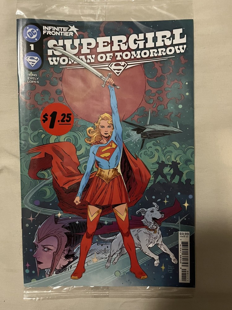 Supergirl Woman Of Tomorrow #1 Dollartree Variant Cover Dc Comics Factory Sealed